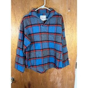 Vintage Marlboro Weather Wise Outerwear Wool Flannel Pullover Shirt Medium‎